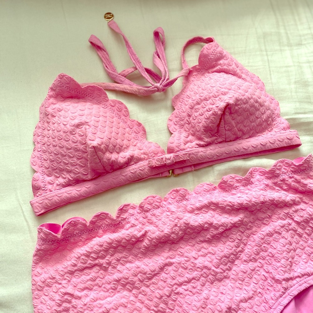 Betsy Johnson high-waisted bikini